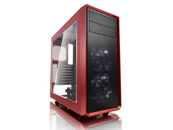 Boitier PC Fractal Design Focus G Rouge Window FD-CA-FOCUS-RD-W