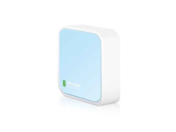 Routeur sans fil TP-LINK Monobande (2.4 GHz) Fast Ethernet TL-WR802N (Bleu - Blanc)