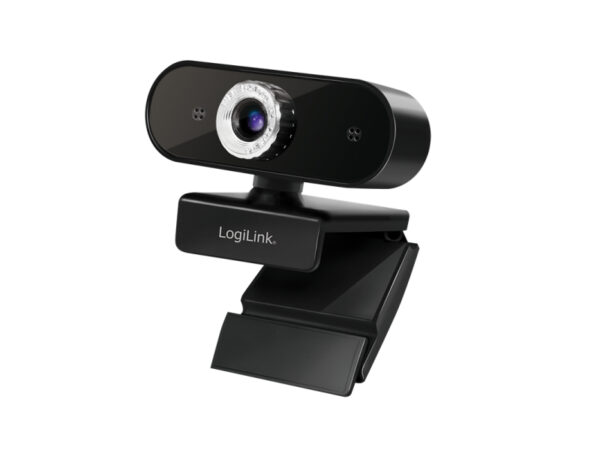 LogiLink Webcam USB 2.0. HD 1920x1080. mit Mikrofon. schw. UA0371