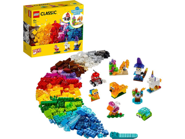 LEGO Classic - Briques transparentes créatives. 500 Pces (11013)