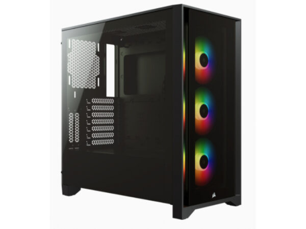 Corsair iCUE 4000X RGB boîtier ATX moyenne tour en verre trempé CC-9011204-WW