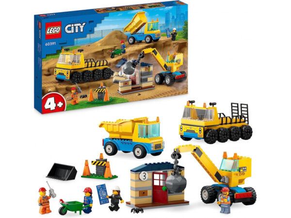 LEGO City - Construction Vehicles and Crane with Demolition Bulb (60391)