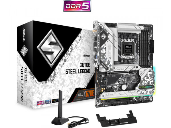 ASRock X670E Steel Legend ATX AM5 AMD Motherboard 90-MXBJ40-A0UAYZ