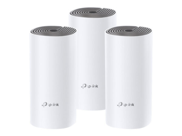 TP-LINK AC1200 Whole Home Mesh Wi-Fi System White/Grey DECO E4(3-Pack)