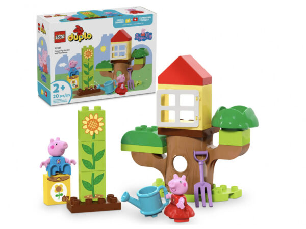 LEGO duplo - Le jardin et la cabane dans l?arbre de Peppa Pig (10431)