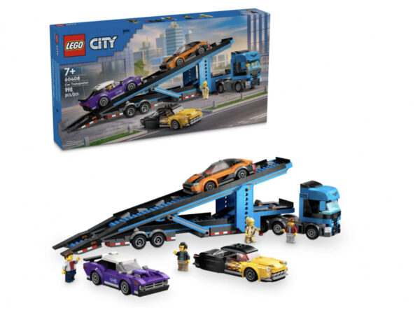 LEGO City - Le camion de transport de voitures de sport (60408)