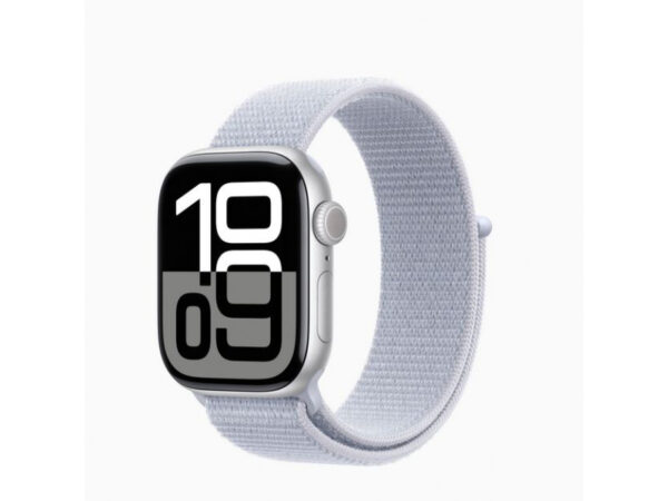 Apple Watch SE GPS + Cell 40mm Alu Argent Sport Bleu Nuage (MXGE3QF/A)