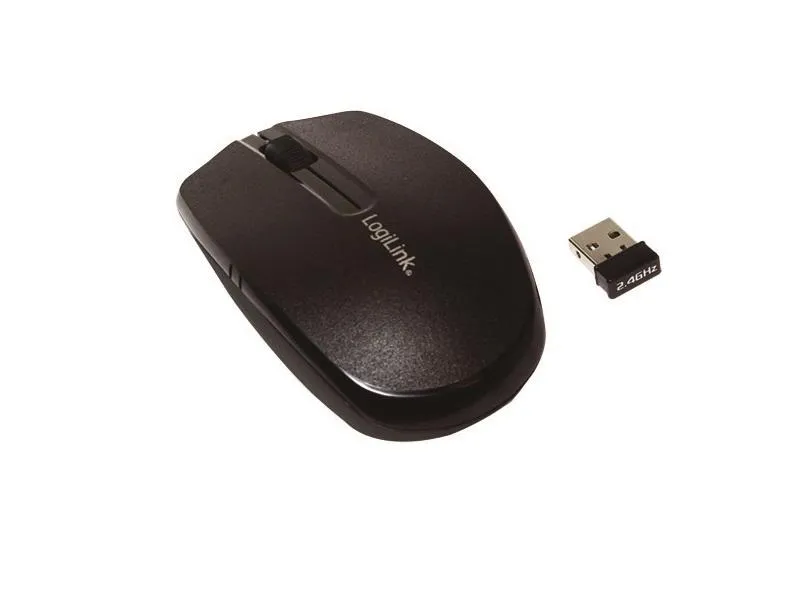 Souris optique LogiLink sans fil 2.4 GHz noire (ID0114)