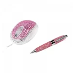 Kit souris et stylo tactile à strass et paillettes Logilink (ID0124)