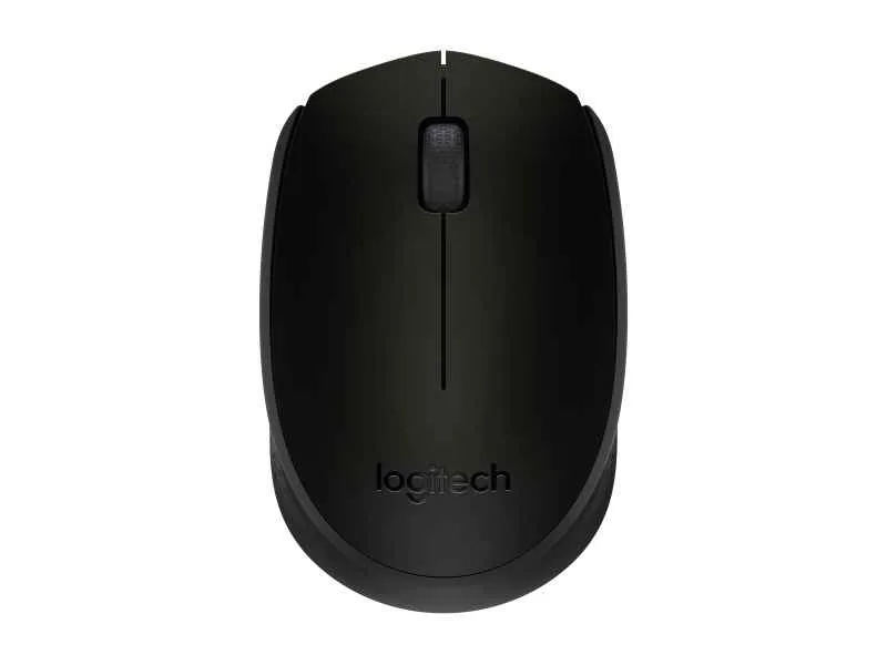 Souris ambidextre sans fil Logitech B170 RF Optique 910-004798 (Noir)