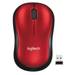 Logitech M185 Souris optique sans fil ROUGE EWR2 910-002237