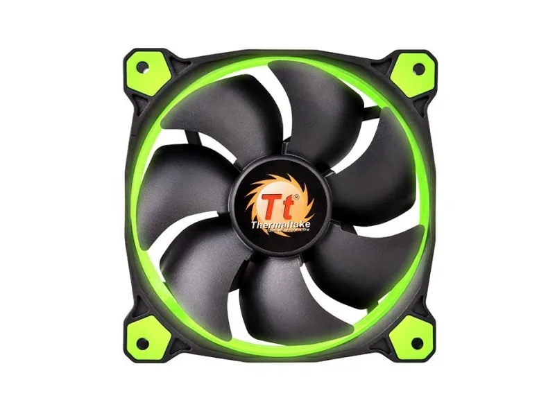 Thermaltake PC- Gehäuselüfter Riing 14 LED Green CL-F039-PL14GR-A