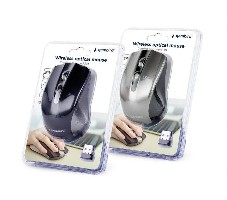 Gembird Souris optique sans fil couleurs mixtes - MUSW-4B-04-MX