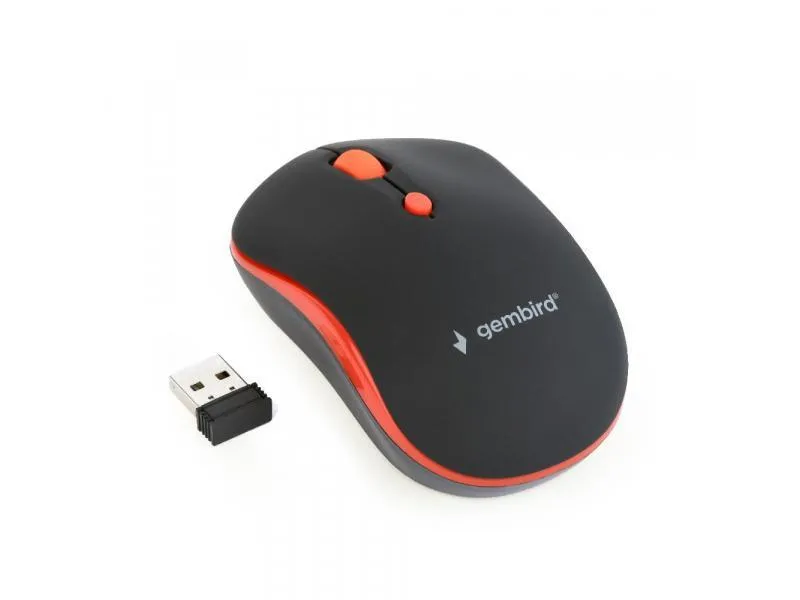 Gembird Souris optique sans fil. noir/rouge - MUSW-4B-03-R