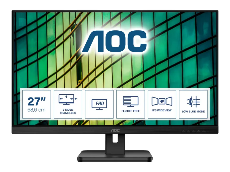 TFT AOC 27E2QAE 68.60cm (27)LED.HDMI.VGA.DisplayPort.SP | AOC - 27E2QAE