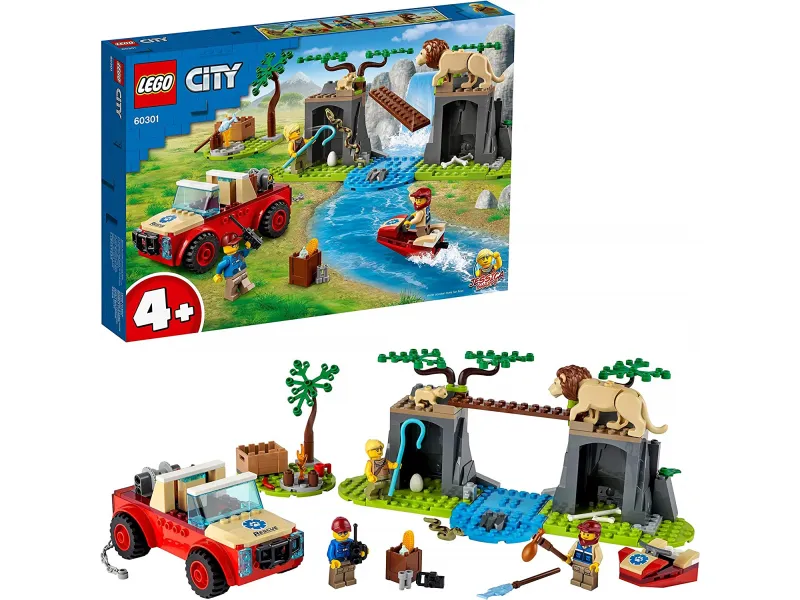 LEGO City - Le tout-terrain de sauvetage des animaux sauvages (60301)