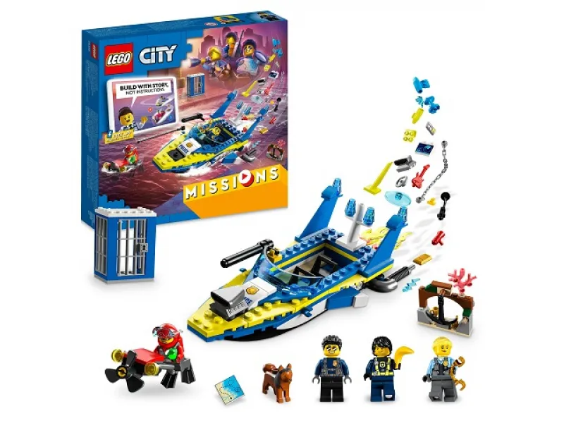 LEGO City - Missions des détectives de la police sur l?eau (60355)