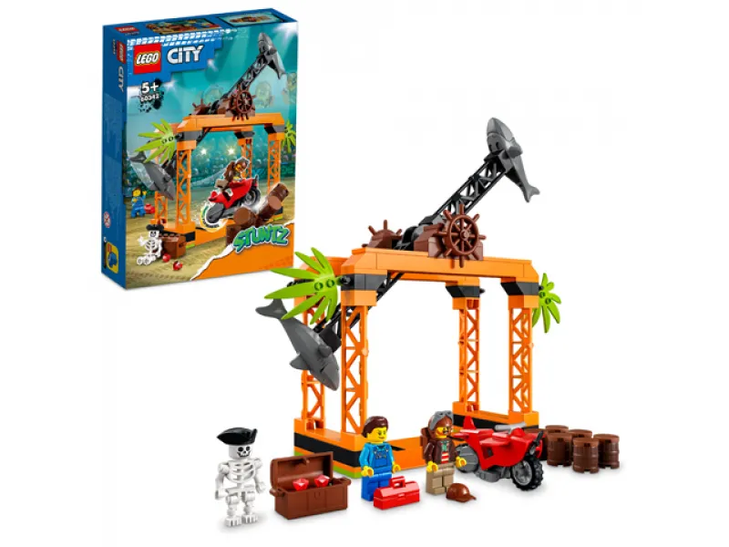 LEGO City - Le défi de cascade  l?attaque des requins (60342)