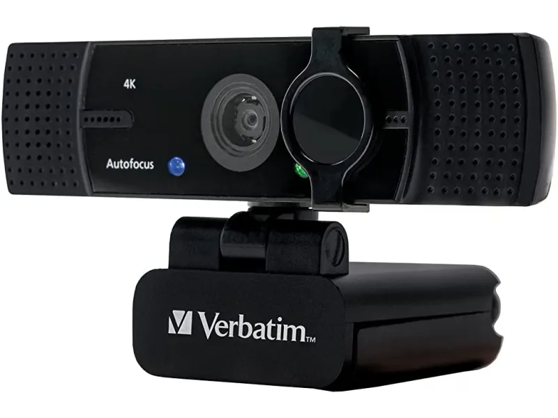 Verbatim Webcam mit Dual Mikro AWC-03 Ulrta HD 4K Autofokus retail 49580