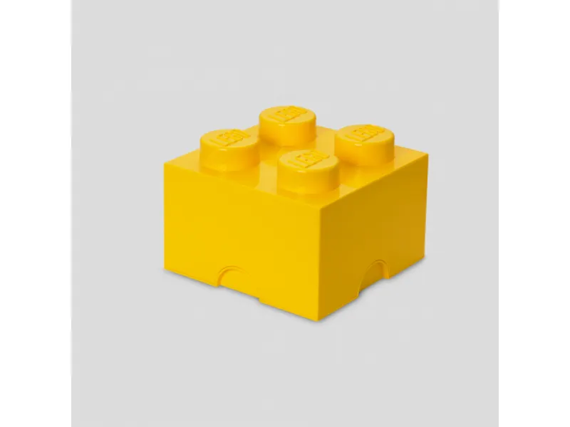 LEGO Brique de rangement 4 plots jaune (40031732)