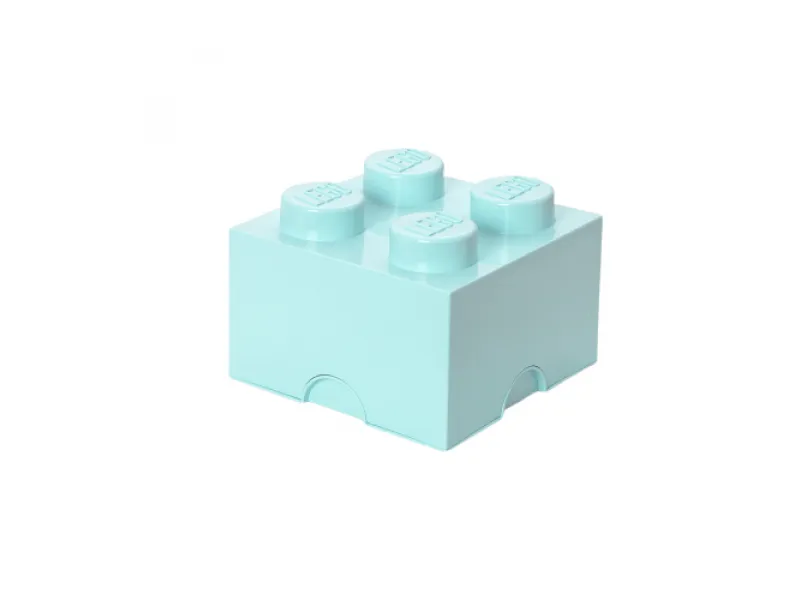 LEGO Brique de rangement 4 plots bleu aqua (40051742)