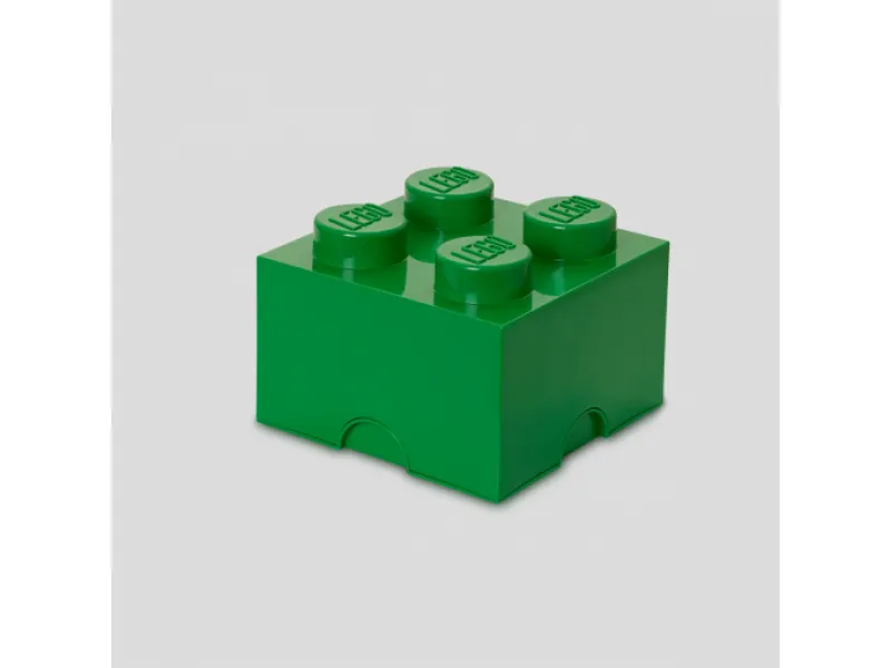 LEGO Brique de rangement 4 plots verte (40031734)