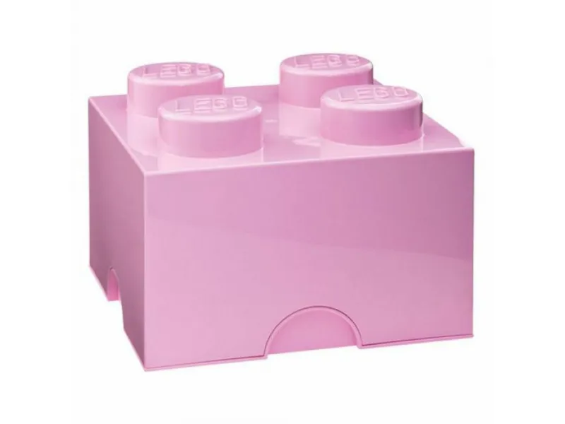 LEGO Brique de rangement 4 plots rose (40031738)