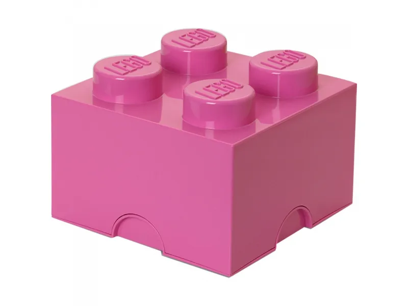 LEGO Brique de rangement 4 plots pink (40031739)