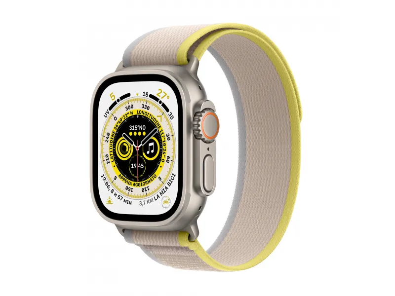 Apple Watch Ultra GPS + Cellular 49mm Titanium Yellow/Beige Loop MQFU3FD/A