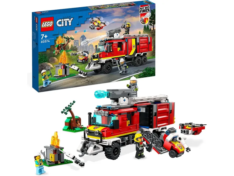 LEGO City - Le camion d?intervention des pompiers (60374)