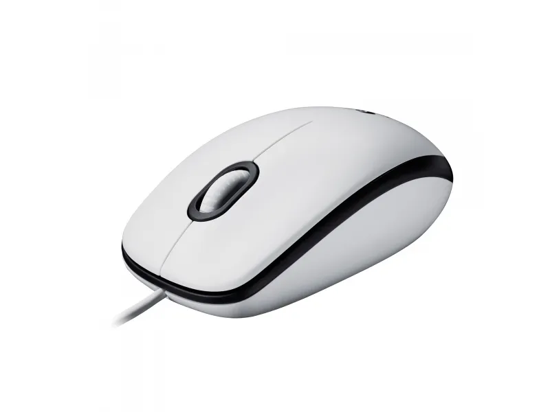 Logitech M100 Souris USB filaire. 3 boutons suivi optique 1.000 PPP 910-006764 - blanche