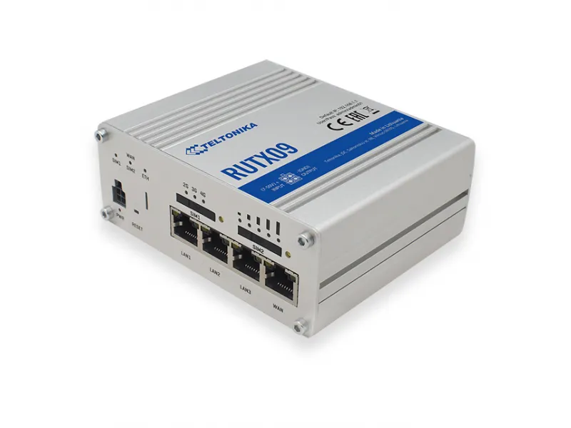 Teltonika - Ethernet WAN - Emplacement de carte SIM - RUTX09000000