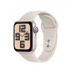 Apple Watch SE Alu. 40mm GPS+Cellular Starlight Sport Band M/L MRG13QF/A
