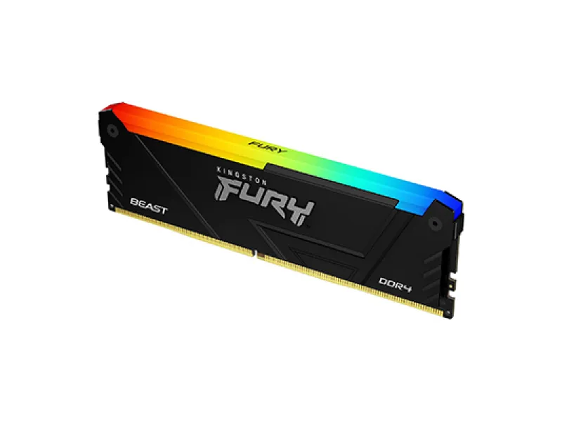 Kingston 16GB(1x16GB) DDR4 3200MT/s CL16 RGB Black XMP KF432C16BB2A/16