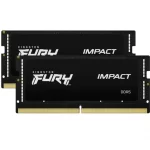 Kingston Fury Impact 32GB(2x16GB) DDR5 6000MT/s Black XMP KF560S38IBK2-32