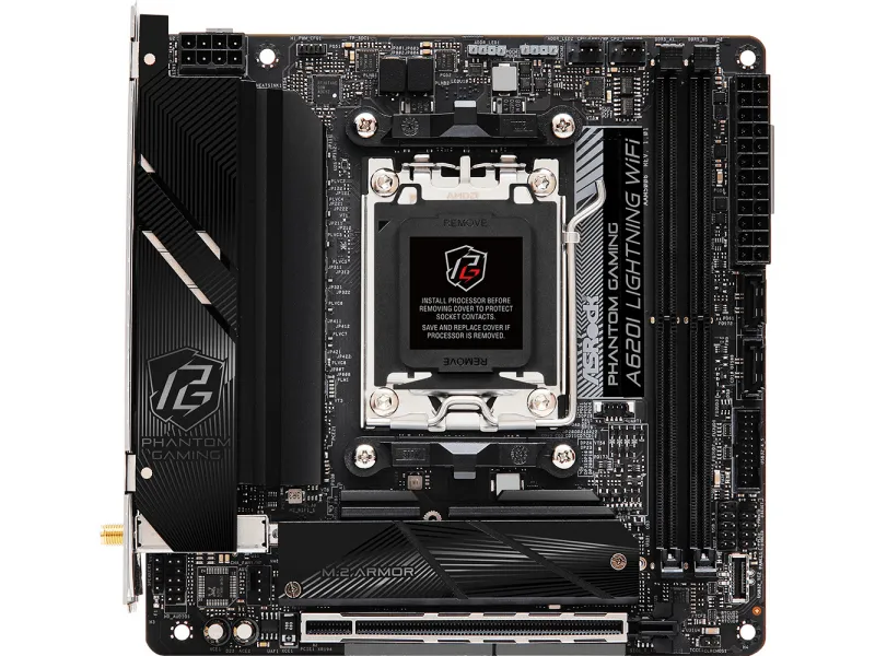 ASRock A620I Lightning WiFi AM5 AMD Motherboard 90-MXBMN0-A0UAYZ