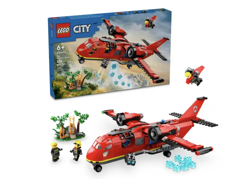 LEGO City - L?avion de sauvetage des pompiers (60413)