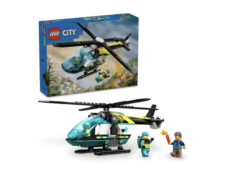 LEGO City - L?hélicoptère des urgences (60405)