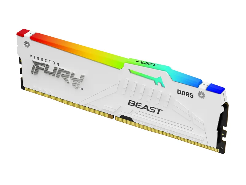 Kingston 32GB(1x32GB) DDR5 6000MT/s CL36 White RGB EXPO KF560C36BWEA-32