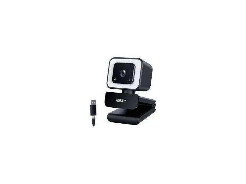 Aukey Stream Series -Ring Light Full HD Webcam -1/3-CMOS Sensor - PC-LM6