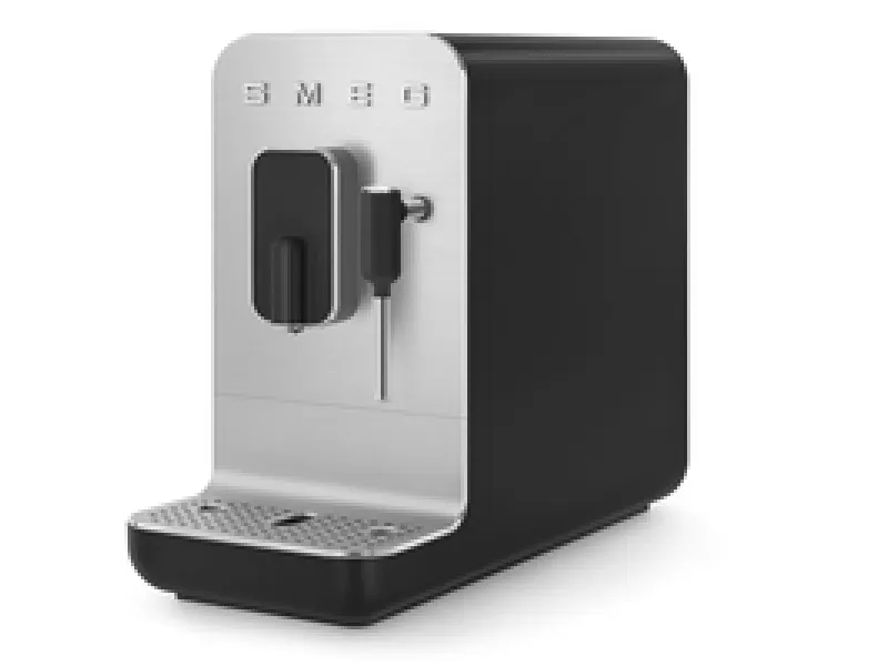 Smeg Automatic Coffee Machine with Steam Function Black BCC02BLMEU