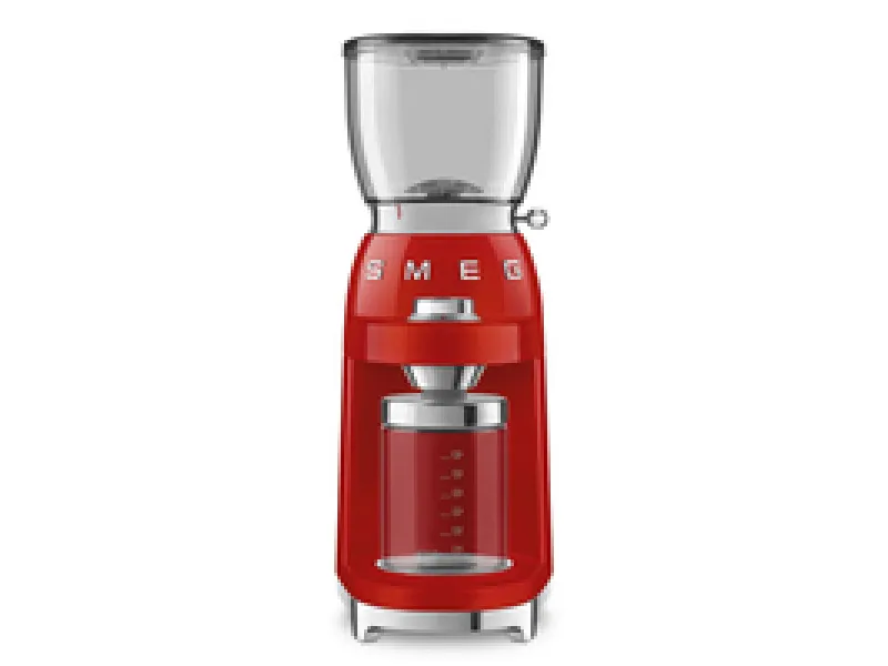 Smeg Coffee Grinder 50's Style 150W Red CGF01RDEU