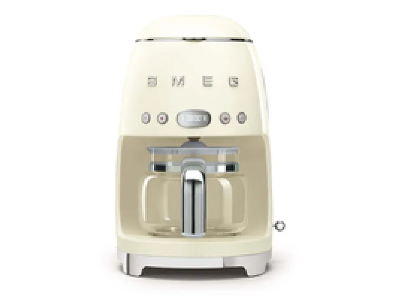 Smeg Filter Coffee Machine 50's Style Cream DCF02CREU