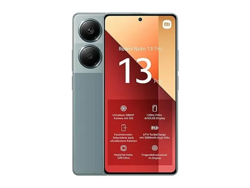 Xiaomi Redmi Note 13 Pro Dual Sim 256Go. couleur Vert Forêt MZB0G7HEU