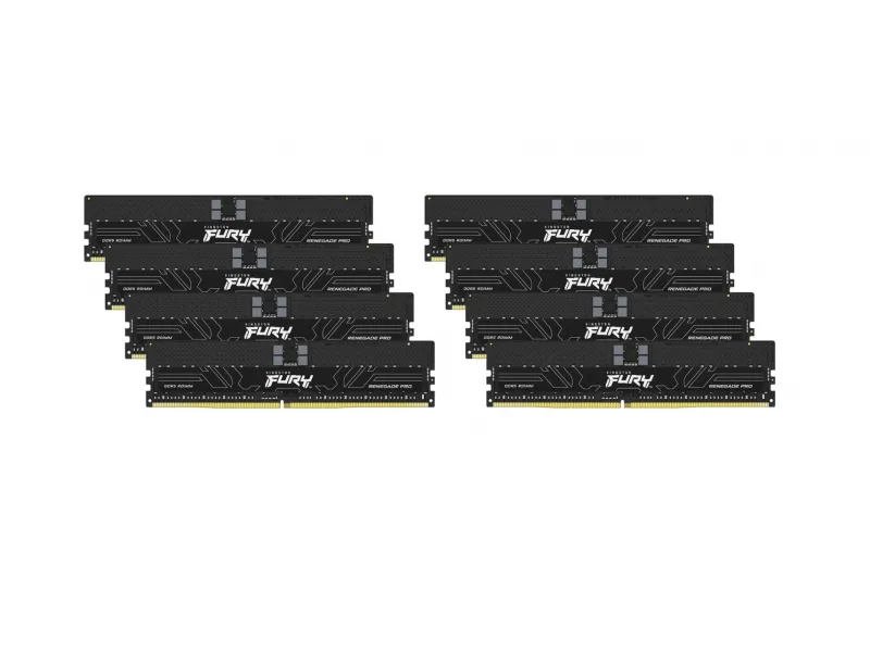 Kingston Fury Pro DDR5 128GB (8x16GB) 6000MHz 288-pin DIMM Black KF560R3
