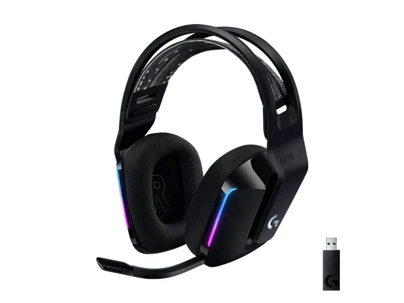 Logitech Lightspeed Gaming Headset G733 black 981-000864