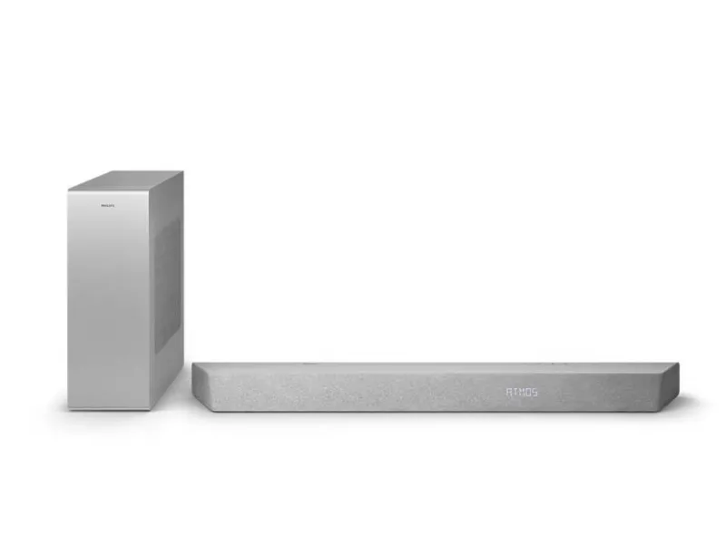 Philips Soundbar 3.1 with wireless subwoofer silver TAB8507/10