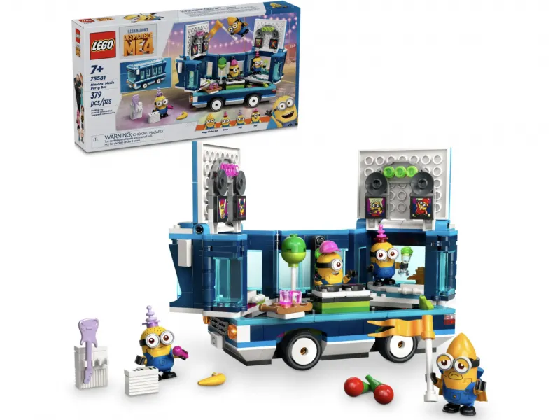 LEGO - Minions Le disco-bus des Minions (75581)