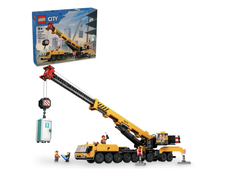 LEGO City - La grue de chantier mobile jaune (60409)