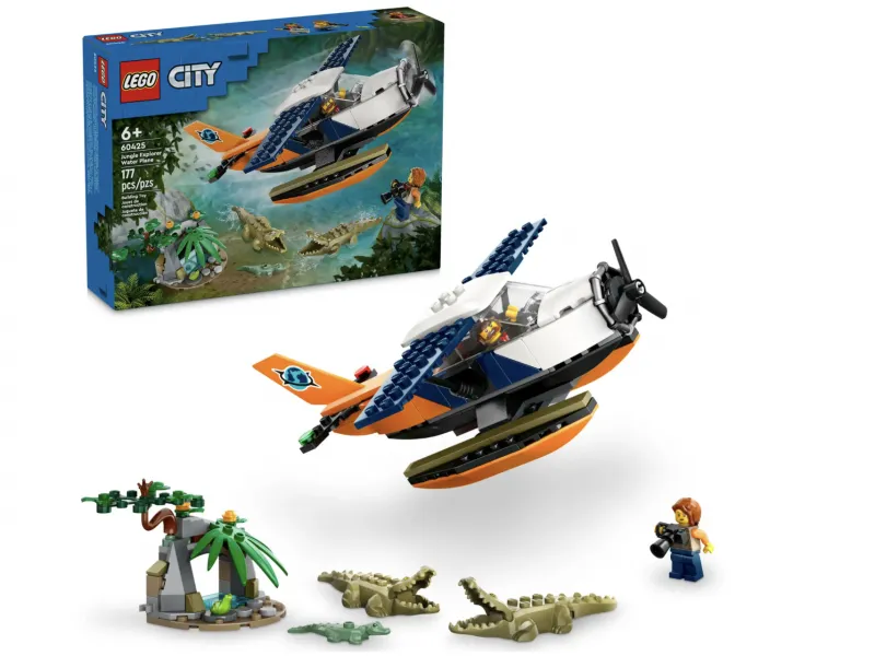 LEGO City - L?hydravion de l?explorateur de la jungle (60425)